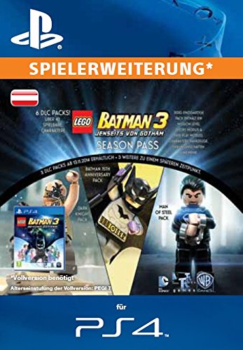 LEGO Batman 3 - Jenseits von Gotham Season Pass [PS4 PSN Code für österreichisches Konto]