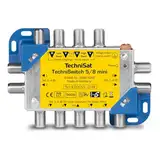 TechniSat TECHNISWITCH 5/8 MINI, Multischalter / Satverteiler für bis zu 8 Teilnehmer, 100m Entfernung überbrückbar, inkl. DOCSIS-Signal-Übertragung