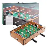 BUTLERS Mini Tischkicker 50 x 30 cm Tischfussball Kinder -GOOOALIAT- Fußball Tischspiel mit Zwei Bällen | Kleiner Kickertisch mit Geschenkverpackung | Spiele und Geschenke für Kinder