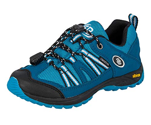 Brütting Unisex Kinder Ohio Low Trekking-& Wanderhalbschuhe, Blau Weiß, 37 EU