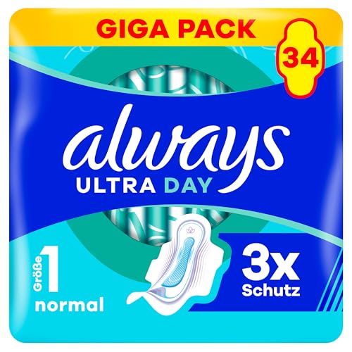 Always Ultra Day Damenbinden Normal (Größe 1) 34 Stück