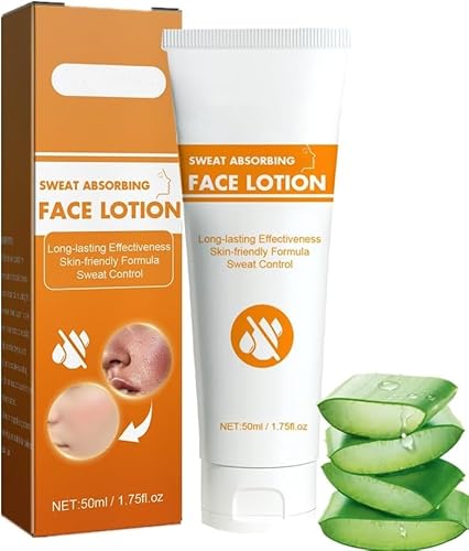 Antitranspirant Gesichts, Anti Sweat for Face, Anti-Schweiß gegen starkes Schwitzen im gesicht, Stirn und Kopfhaut und fettige Gesichtskontrolle, anti schwitzen gesicht für Männer und Frauen (1PC)