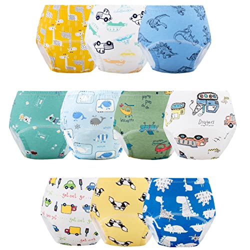 JackLoveBriefs Töpfchen-Trainingshose Baby 2-3 Jahre,Gr.S Mehrfarbig,Packung mit 10