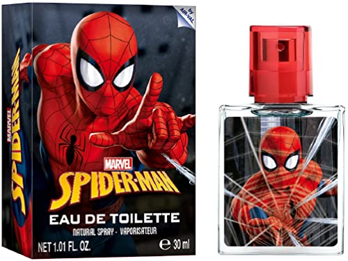 Marvel Parfüm für Kinder: Eau de Toilette im coolen Glasflakon, Geschenk für Jungen (30ml)