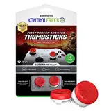 KontrolFreek FPS Freek Inferno für Xbox One und Xbox Series X Controller, Performance Thumbsticks, 1 High-Rise, 1 Mid-Rise, Rot/Weiß