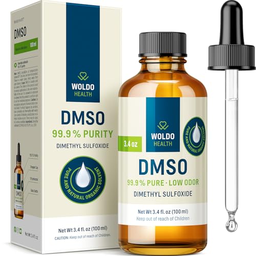 DMSO Pharma Qualität mit Pipette & Tropfverschluss - 99,9% Dimethylsulfoxid 100ml