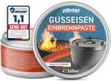 PLINTEX® [260ml] Einbrennpaste mit Traubenkern-Öl für Dutch Oven, Grillrost, Gusseisen Pflege, Zubehör | Pflegepaste für Patina gegen Anhaften & Rost