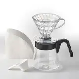 V60 Coffee Dripper and Server Set 02 - Black