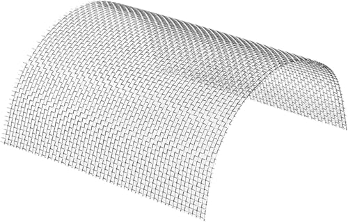 Edelstahlgewebe, Netz, Netzsiebe, 1 Stück, 100 x 50 cm, 304 Edelstahlgewebe, Filternetz, Metallfront, Reparatur, Fixiergewebe, Filtration, Drahtgewebe, Siebblech, Siebfilter, Lebensmittelsieb(300mesh