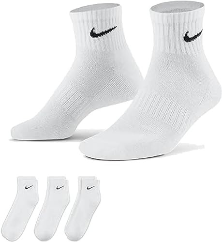 Nike Swoosh Dri-FIT Crew Socks Socken 3er Pack (DE/NL/SE/PL, Numerisch, 42, 46, Regular, Regular, white/black)