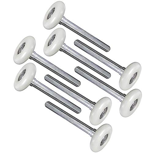 YUANQIAN Premium Garagentor-Rollen, einziehbare Tür, Rollenspindeln (Garagentorrolle, 105 mm, 8 Stück)