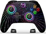 ALEEMTRY Switch Controller, Wireless Controller Switch mit RGB Joystick/Programmierbare & Sync Tasten/1000mAh, Controller Switch für Switch/Lite/OLED