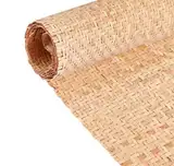 BotaBay 46cmx152cm Wiener Geflecht aus Naturmaterial Holz-Geflecht Netzgewebe Stuhlgeflecht Rattan-Gurtband Geflecht aus Stuhlflechtrohr für DIY-Projekt