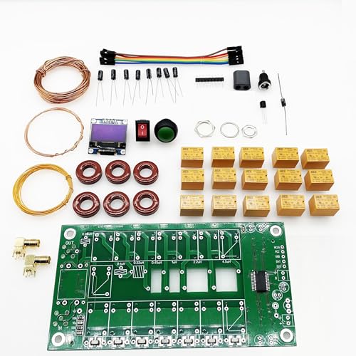 ATU-100 Antenna Tuner DIY Kits 1.8-50MHz atu100 Automatischer Antennentuner von N7DDC 7x7 0,96 Zoll OLED SMT und Chip verlötet 3.2 Version Firmware Programmed Unassembled