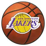 FANMATS 10209 Los Angeles Lakers Basketball-Teppich, 68,6 cm Durchmesser, Basketball-Design