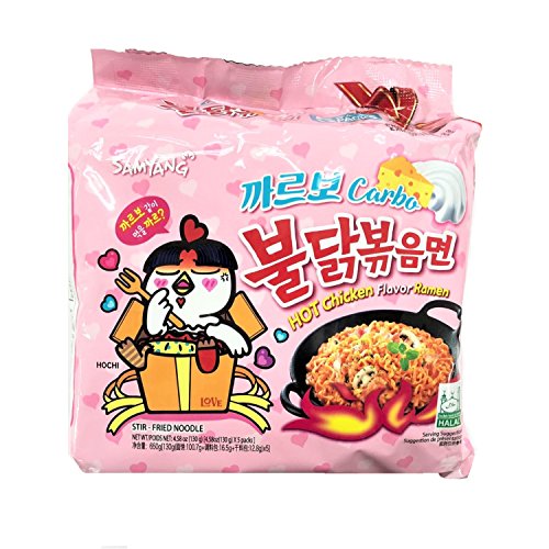 Samyang Hot Chicken Flavour Ramen Carbonara 130g (5 Stück)