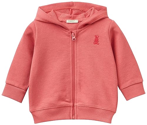 United Colors of Benetton Baby-Mädchen Jacke C/CAPP M/L 3J70A500R Kapuzenpullover, Rosa Salmone 11f, 50