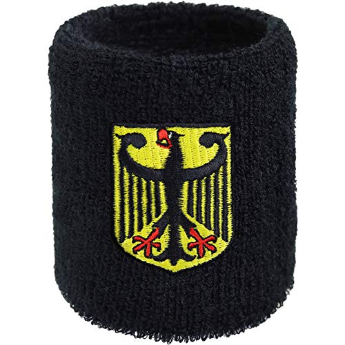 Adler Kopf Schweissband Eagle Stickerei Designer Schweißband Extremsport absorbierendes Frottee | Boxing Wristband Boxer Geschenk Bergsteigen Schweiß-Armband