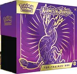 Pokémon-Sammelkartenspiel: Top-Trainer-Box Karmesin & Purpur (Miraidon) (9 Boosterpacks & Premium-Zubehör)