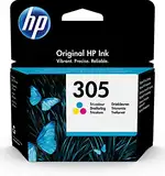 HP 305 (3YM60AE) Original Druckerpatrone Farbe für HP DeskJet 2700, 2730, 4100, 4134 und 6020, 6022, 6030, 6032, 6420, 6422, 6430, 6432