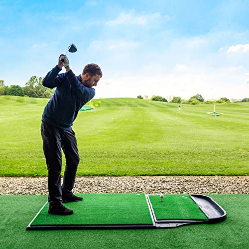 FORB Pro Driving Range Golf Abschlagmatte (200cm x 122cm) - Perfektionieren Sie Ihr Spiel | Trainingshilfen und Trainingsgeräte