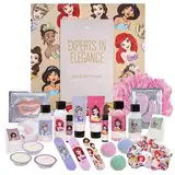 MAD Beauty – Disney Princess Adventskalender mit 24 Make up & Kosmetik Produkten, Wellness Adventskalender Prinzesssinen für Frauen mit Gesichtsmaske, Bodylotion, Haargummi – Weihnachtskalender Beauty