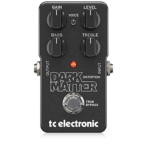 TC Electronic DARK MATTER DISTORTION Phänomenales Distortion-Pedal mit extremem Dynamikbereich, Zweiband-EQ und Voicing-Schalter