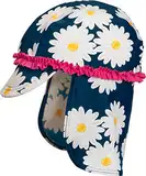 Playshoes Mädchen UV-Schutz Mütze Margerite 461179, 11 - Marine, 53