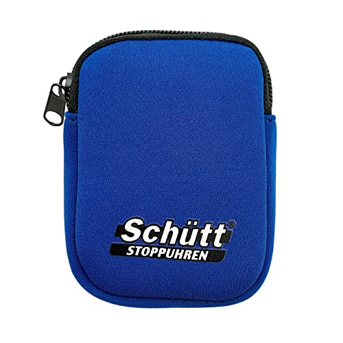 Schütt Neopren Stoppuhren Bag | Tasche zum Schutz und sicheren Transport von Stoppuhren | Blau