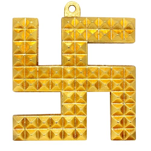 HOME GENIE Vastu/Feng Shui Kupfer Hakenkreuz-Pyramide Türschild für alle Vastu-Probleme, Wohlstand und Erfolg