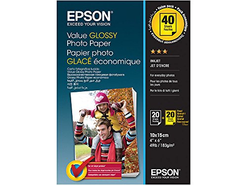 Epson C13S400044 Fotopapier, 40 Blatt, 10 x 15 cm 2644552