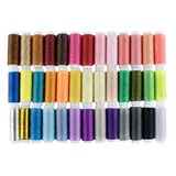 LIHAO 39x Nähgarn Polyester Multi Farben Set 200 Yard Sewing Thread Nähset