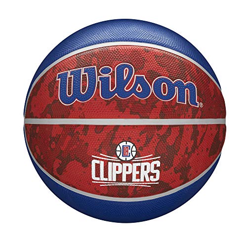 WILSON NBA Team Tiedye Basketball – Größe 17,8 – 74,9 cm, Los Angeles Clippers