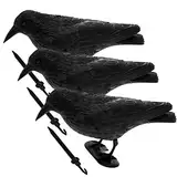 CB Home & Style Taubenschreck 3er Pack Krähe Rabe Taubenabwehr Vogelschreck Lockvogel