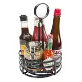 Basket Gewürz Ø 15,5X24 Cm Schwarz Eisen - 1 Un.