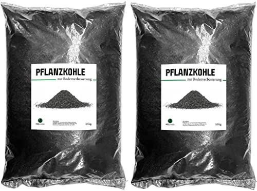 Pflanzenholzkohle 50 Liter Bodenverbesserer (2 Sack)