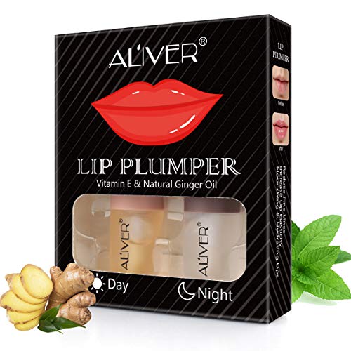 Natural Lip Plumper, Plant Extracts Plumping Lip Serum,Lip Enhancer, Lip Plumping Balm, Moisturizing Clear Lip Gloss for Fuller Lips & Hydrated Beauty Lips