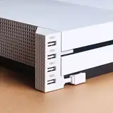 USB Hub 2.0 für Xbox One S, 4 Ports USB Erweiterung Adapter Verlängerung für Xbox One Slim Videospielkonsole