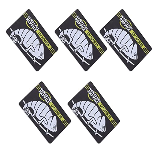 AMONIDA UVB-Schnelltest-Sensor, einfache Messungen UV-Testkarte Premium-Material für Reptilien-UV-Tests