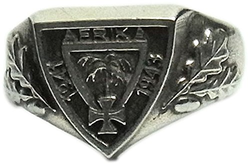 mk-art Militaria Ring, Fingerring DAK Deutsch-Afrika Korps Rommel