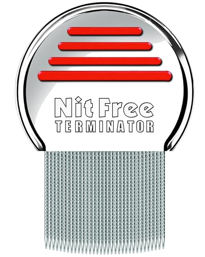 Das Original seit 1998 NitFree Terminator Läusekamm bzw Nissenkamm entfernt sicher Läuse, Eier und Nissen deutsche Version