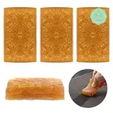 Skateboard Griptape Cleaner 4 Stück Gelb Schleifband Reinigungsblock, Gummi Griptape Reiniger, Skateboard Radiergummi zum Reinigen von Scooter Schleifpapier Schleifband Schleifscheiben (7*4*1.5cm)