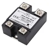 Halbleiterrelais, Gleichstrom-zu-Wechselstrom-Halbleiterrelais, ABS-Schnellschalter Antivibrationsflammhemmendes SSR-Modul 25 A 24-480 VAC für industrielle Automatisierung,