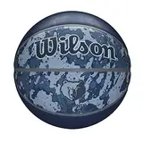 WILSON NBA Team Tiedye Basketball – Größe 7 – 74,9 cm, Memphis Grizzlies