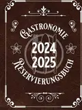 Reservierungsbuch gastronomie: 1 Tag 1 Seite - Großformat - mit Datum und Wochennummer zur Verfolgung von Kundenbuchungen und Tagesereignissen