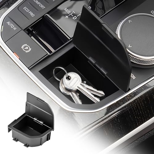 KUNGKIC ABS Für BMW 1 3 4 Serie X3 X4 X5 X6 X7 F40 F44 G20 G21 G22 G23 G24 G26 G01 G02 G07 G80 G82 I4 I3 Auto-Schalthebel-Aufbewahrungsbox Innenraum Zubehör Änderung Maßgeschneiderter Fahrzeugdesign
