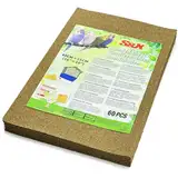 S&X Sandblätter für Vogelkäfige, 60 Stück/Packung – 40 cm x 25 cm, Vogelkäfig-Sandpapier