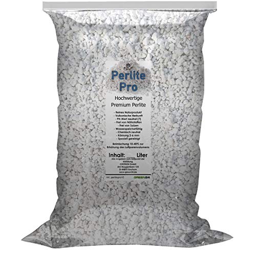 GREEN24 Perlite Pro 10 L zur Boden- Substratverbesserung, Bodenbelüftung, Perlit Wasserspeicherung, Bewurzelung oder Anzucht (10 Liter)