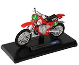 Welly Hon-da CR250R Rot mit Nr 3 Enduro 1/18 Modell Motorrad