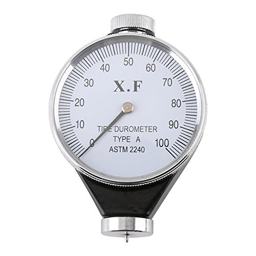 Durometer, Shore Typ A Gummireifen Durometer Härteprüfgerät Meter 0-100 HA Shore Reifen Durometer Härte von Gummi und Kunststoffen A, für Allgemeine Gummi Kunststoff Hartgummi Härte Messung